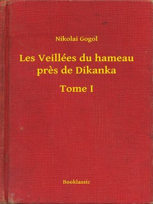 cover image of Les Veillées du hameau près de Dikanka--Tome I